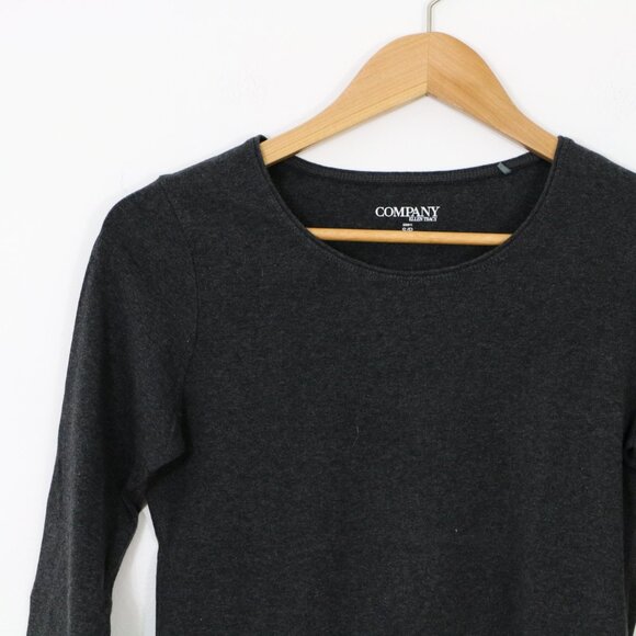 Company Ellen Tracy Grey Scoop Neck Long Sleeve - Picture 3 of 5